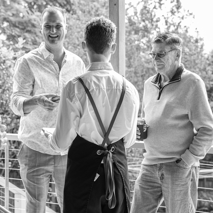 Guests celebrating at Sydney engagement party catering event