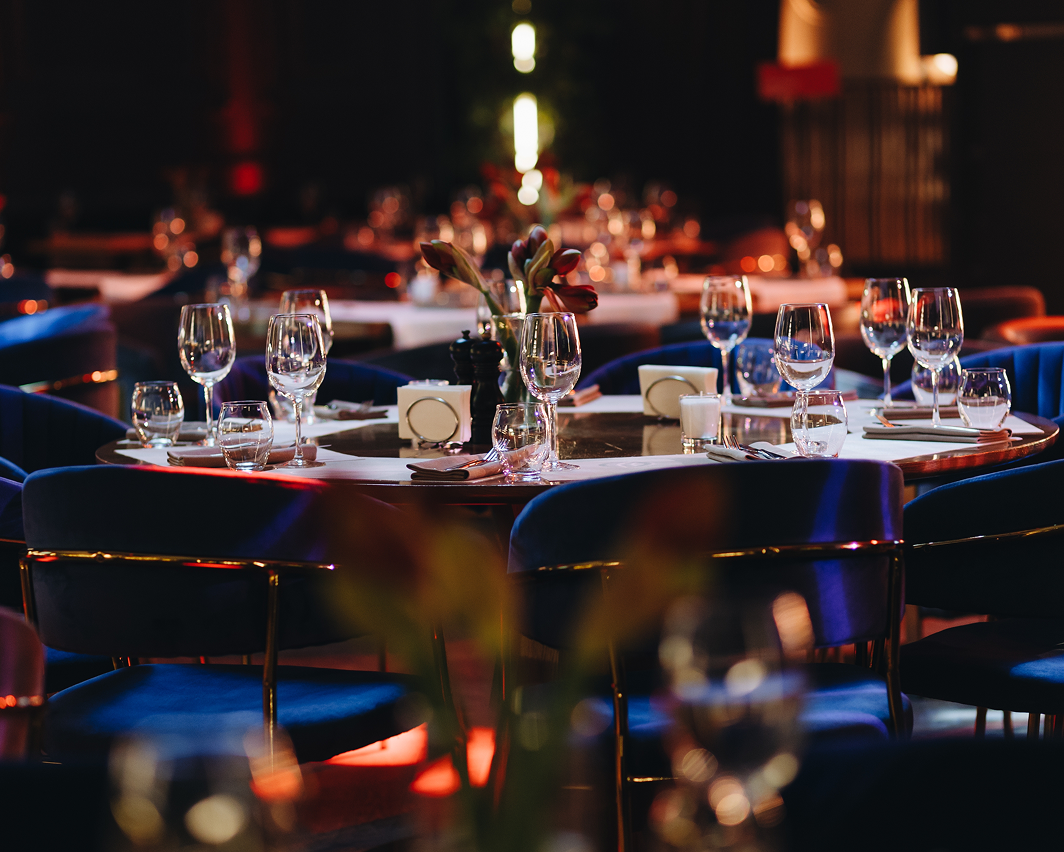 Five-star place setting prepared for elegant baby shower catering in Sydney