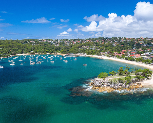Sweeping Balmoral views from Mosman party catering event