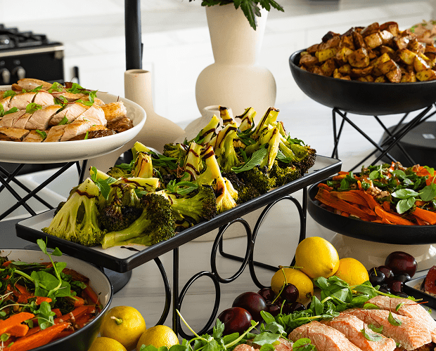 Delicious buffet at a Sydney baby shower