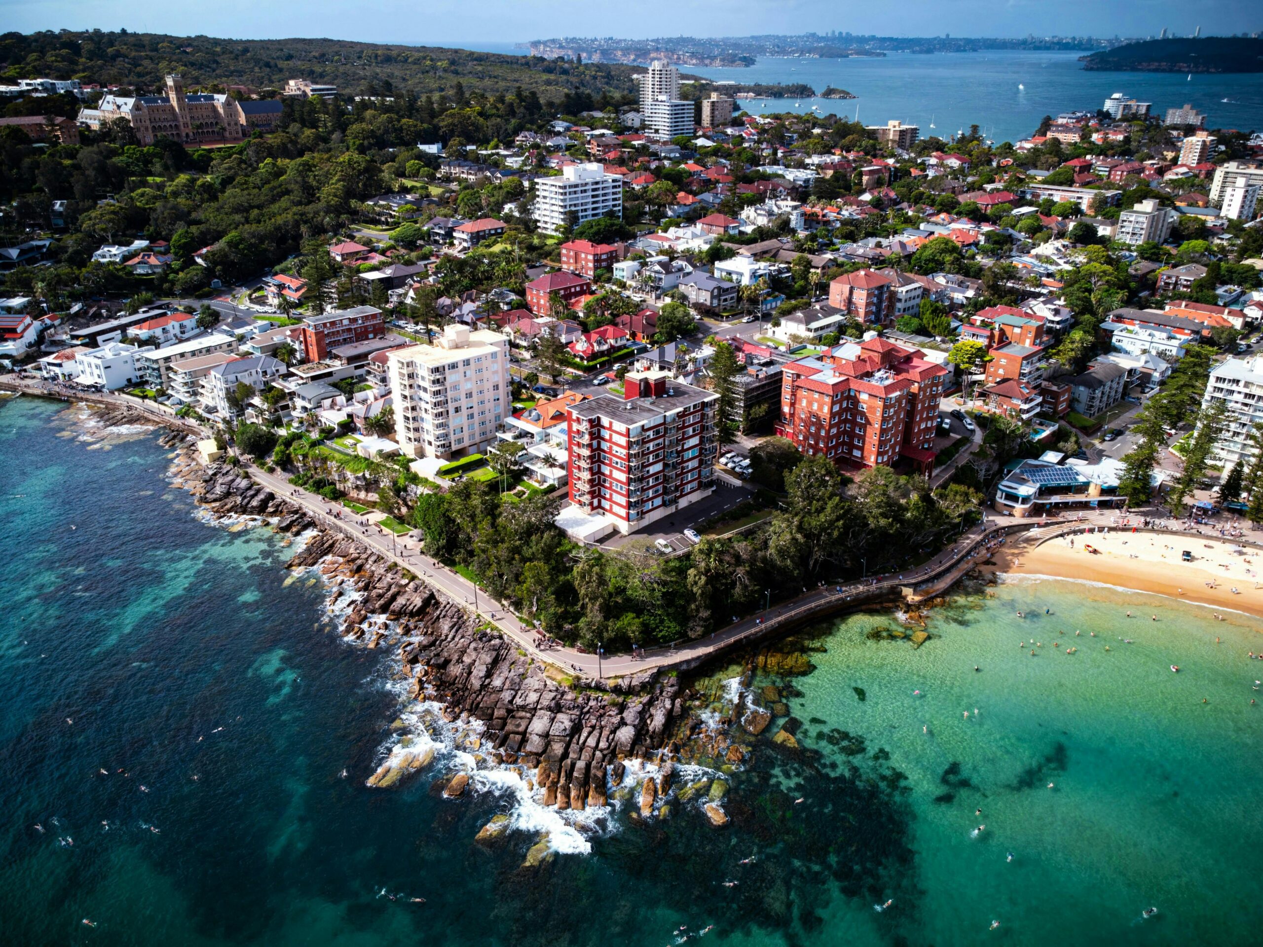 Manly Beach in Sydney’s Northern Beaches as a coastal event setting