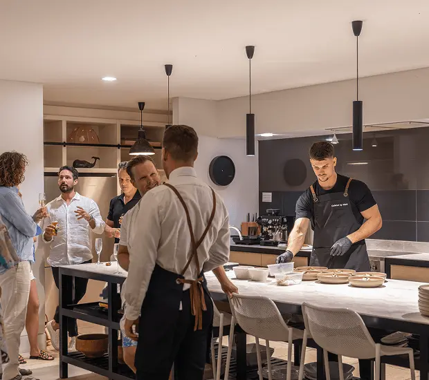 Chef Matt providing Sydney catering services at a private home event