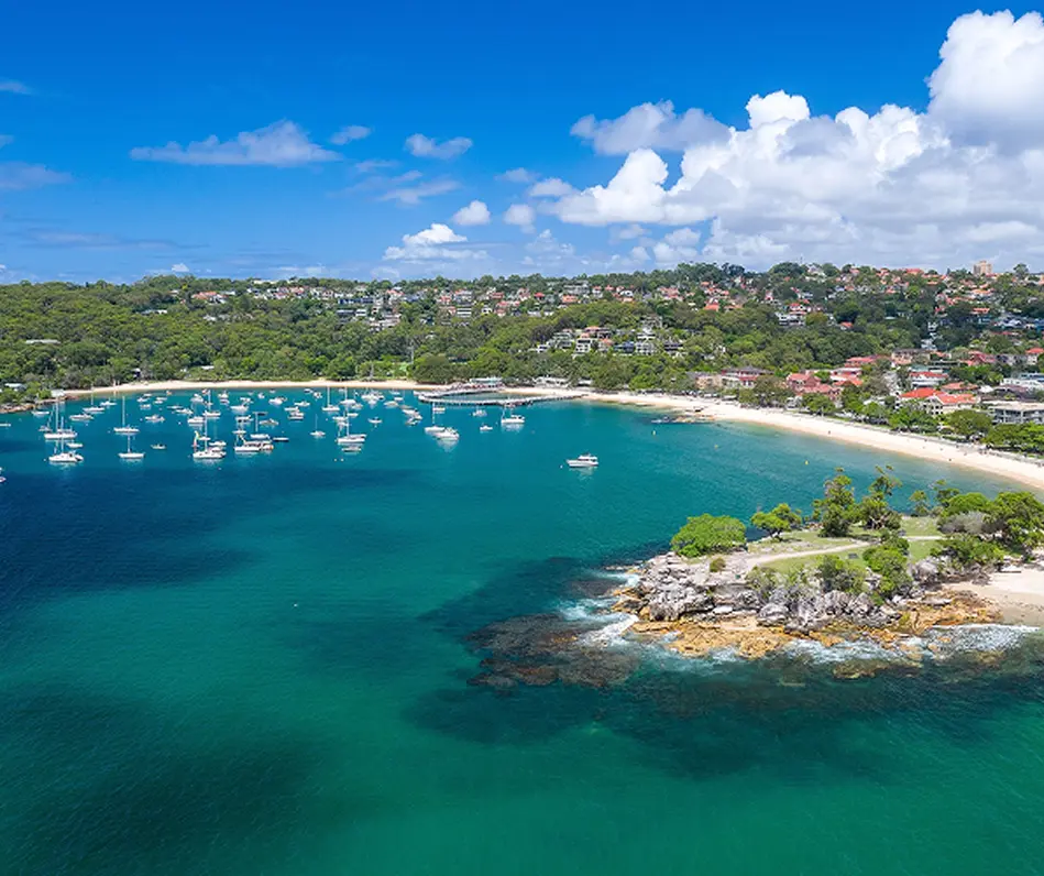 Sweeping Balmoral views from Mosman party catering event