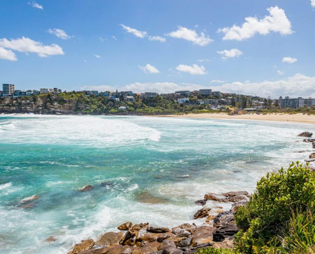 Coastal view of the Northern Beaches setting for catered events